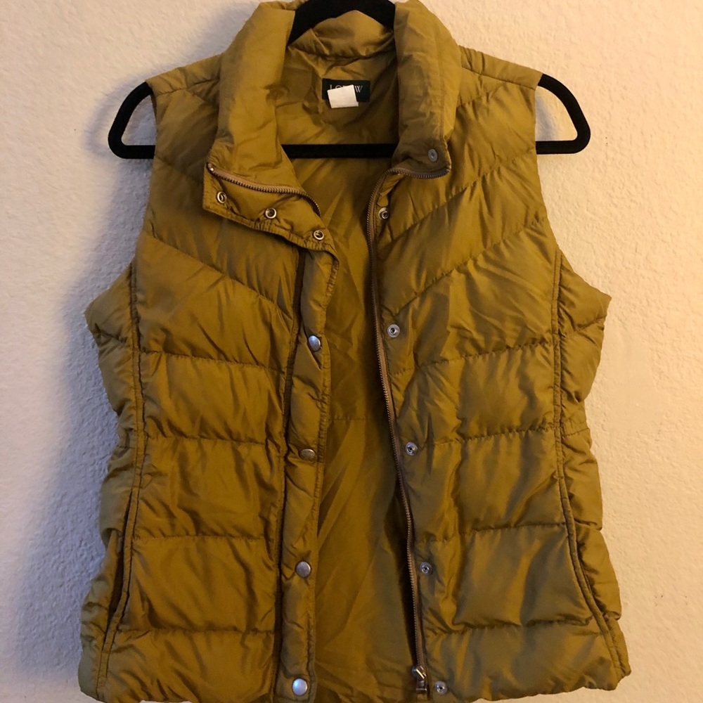 “j.crew” padded vest